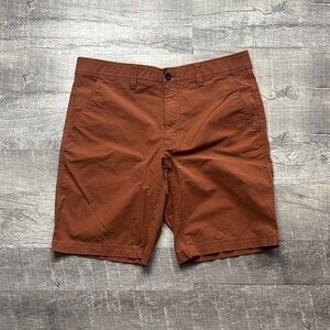 Eddie Bauer Brown Flat Front Shorts